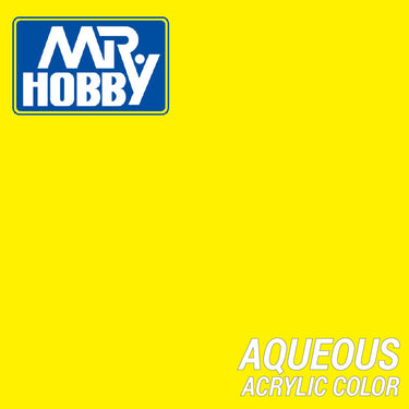 Mr Hobby (Gunze) H004 Aqueous Gloss Yellow Acrylic Paint 10ml